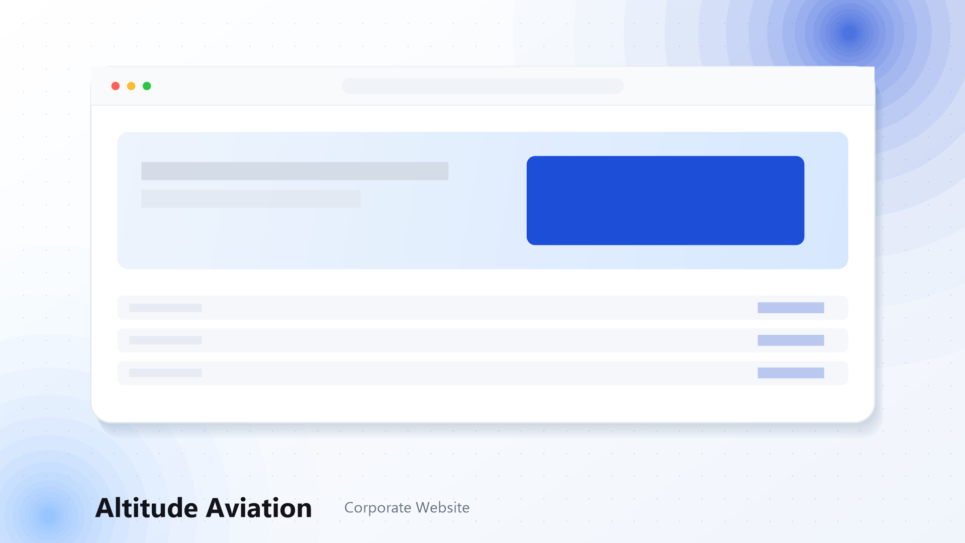 Tampilan utama Altitude Aviation