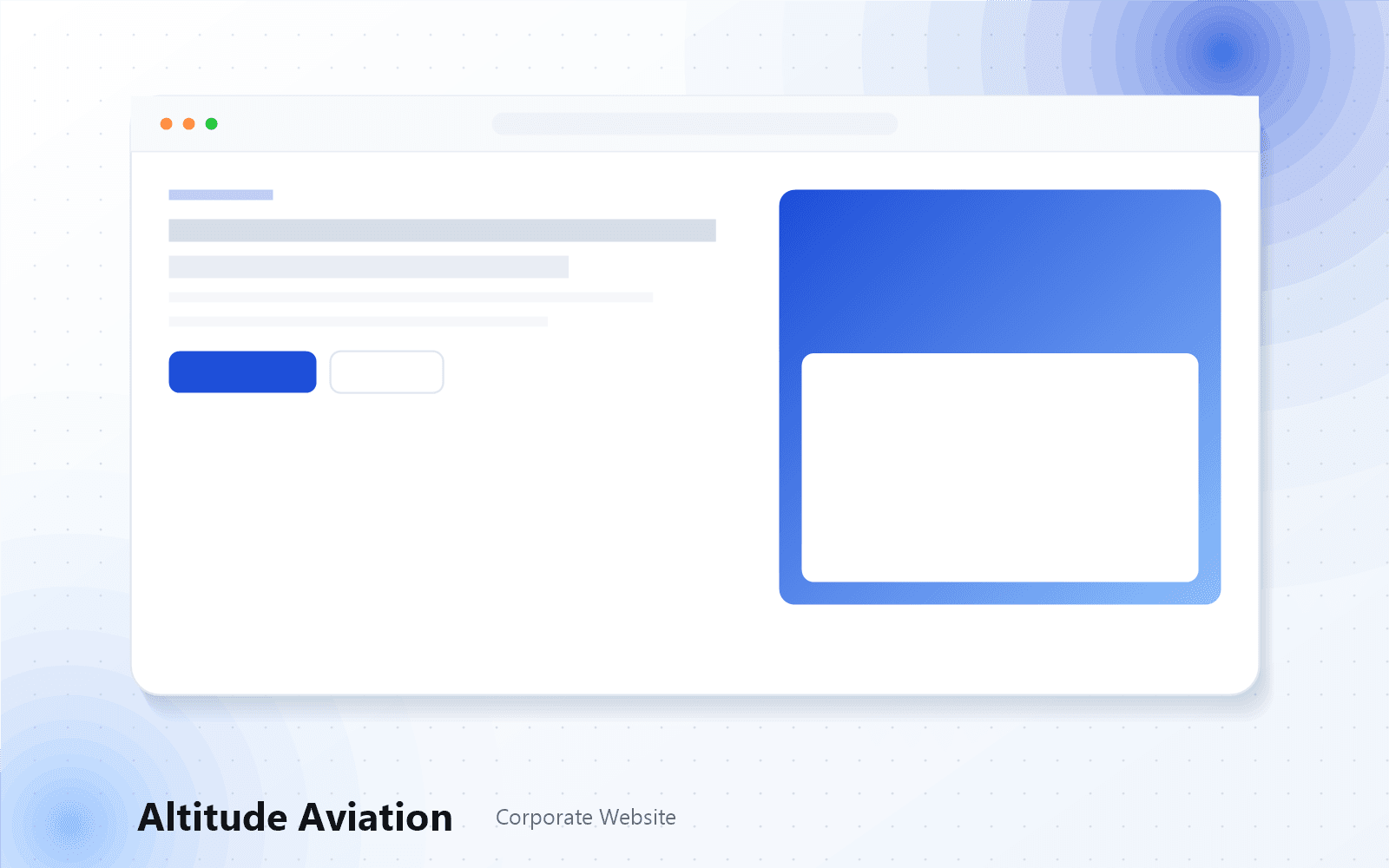Tampilan website Altitude Aviation