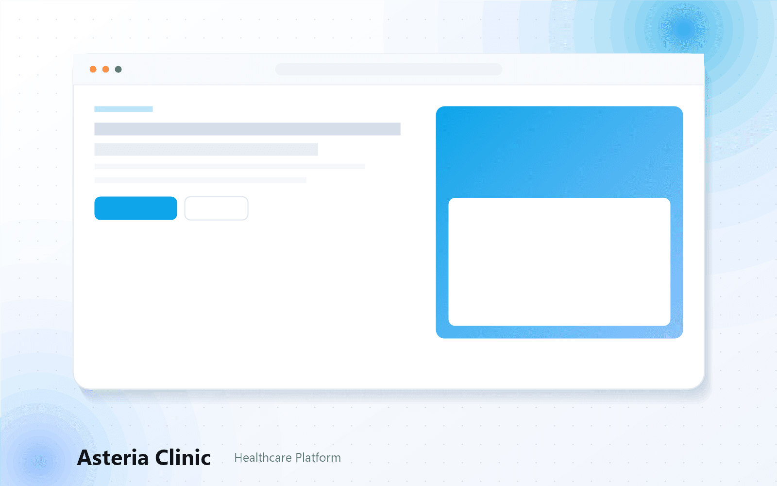 Tampilan website Asteria Clinic