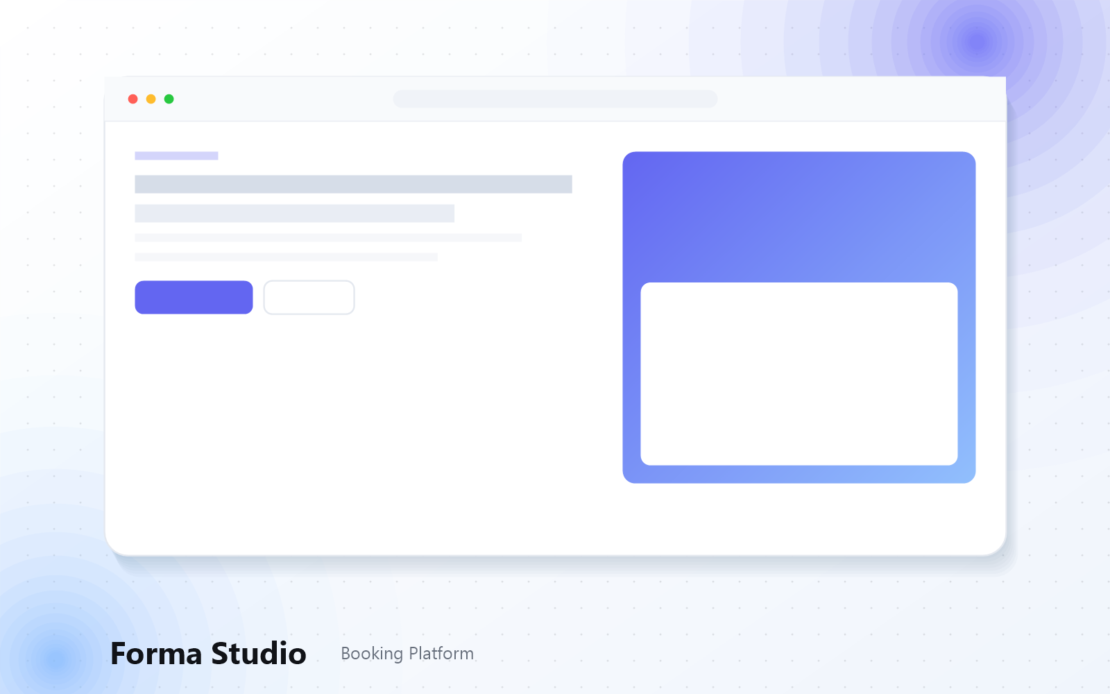 Tampilan website Forma Studio