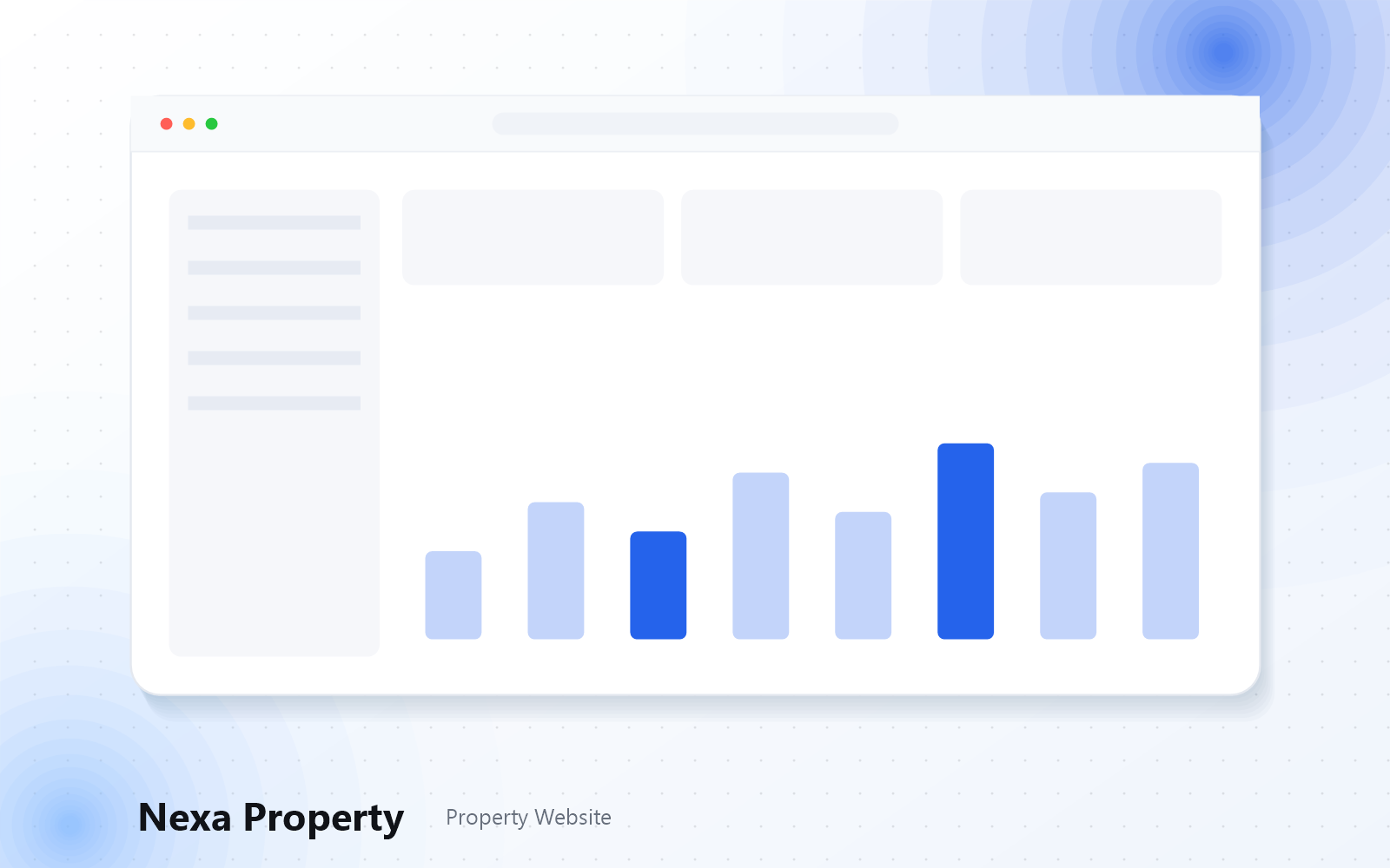 Tampilan website Nexa Property
