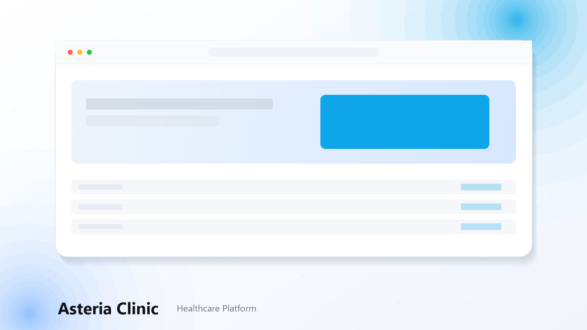 Tampilan utama Asteria Clinic